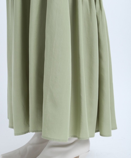 eL（エル）の「【eL】Wide Belt Gather Skirt/187099（スカート・レディース・ブラック/ベージュ/ライトグリーン・FREE）」の16枚目の写真