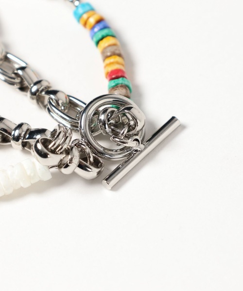 PAGEBOY（ページボーイ）の「カラフルビーズブレスレット（ブレスレット・レディース・マルチ・FREE）」の5枚目の写真