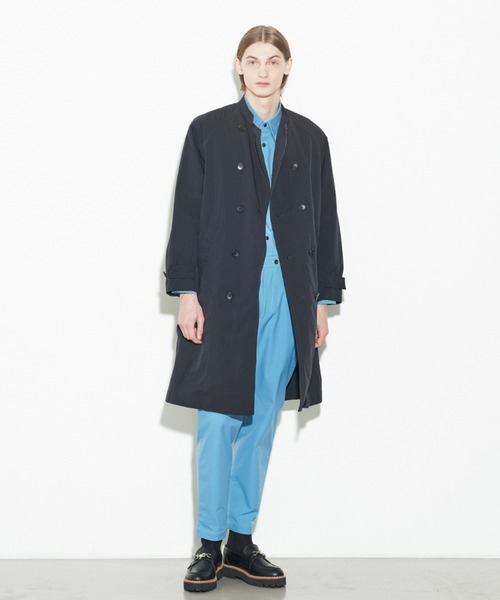 ZUCCa（ズッカ）の「ナイロンタッサー/スプリングコート（トレンチコート・メンズ・ブラック/グリーン/ベージュ・XS size/M size）」の8枚目の写真