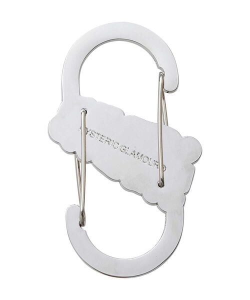 HYSTERIC GLAMOUR（ヒステリックグラマー）の「FLAME LOGO カラビナキーホルダー（キーホルダー・メンズ・ブラック・FREE）」の2枚目の写真