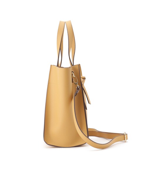 SHOO・LA・RUE(シューラルー)の「◆【2WAY】ノットハンドル トートバッグ(トートバッグ・レディース・グレー/ブラック/アイボリー/イエロー・00)」の21枚目の写真