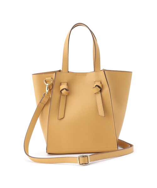 SHOO・LA・RUE(シューラルー)の「◆【2WAY】ノットハンドル トートバッグ(トートバッグ・レディース・グレー/ブラック/アイボリー/イエロー・00)」の19枚目の写真