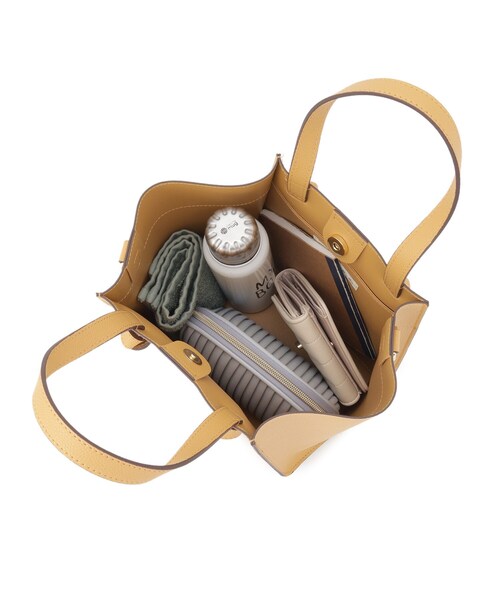 SHOO・LA・RUE(シューラルー)の「◆【2WAY】ノットハンドル トートバッグ(トートバッグ・レディース・グレー/ブラック/アイボリー/イエロー・00)」の13枚目の写真