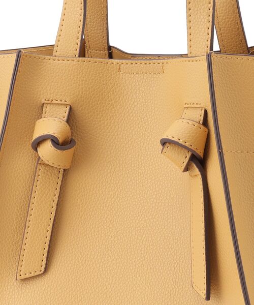 SHOO・LA・RUE(シューラルー)の「◆【2WAY】ノットハンドル トートバッグ(トートバッグ・レディース・グレー/ブラック/アイボリー/イエロー・00)」の22枚目の写真