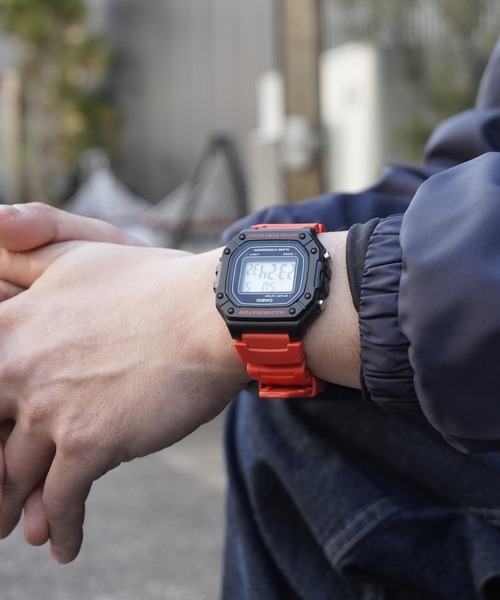 GLOBAL FORME CONCRETE(グローバルフォルムコンクリート)の「CASIO/カシオ メンズ タフデジタル W-218(デジタル腕時計・メンズ・ブルー/スモークピンク/ピンク/カーキ/ネイビー/レッド/ホワイト/ブラック・FREE)」の8枚目の写真