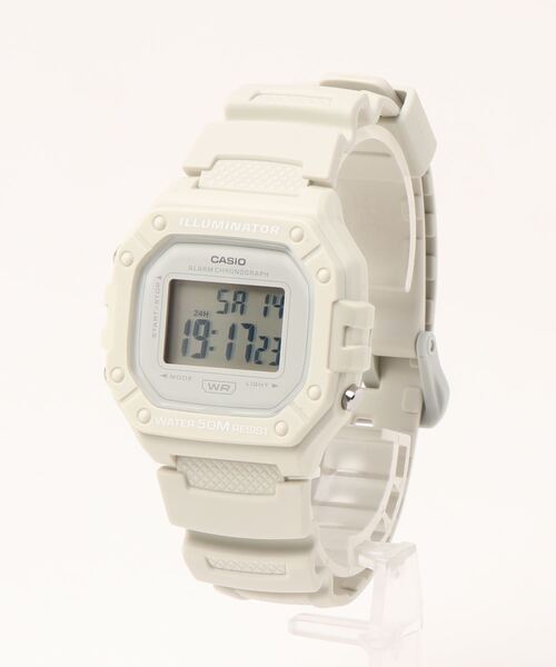 GLOBAL FORME CONCRETE(グローバルフォルムコンクリート)の「CASIO/カシオ メンズ タフデジタル W-218(デジタル腕時計・メンズ・ブルー/スモークピンク/ピンク/カーキ/ネイビー/レッド/ホワイト/ブラック・FREE)」の10枚目の写真