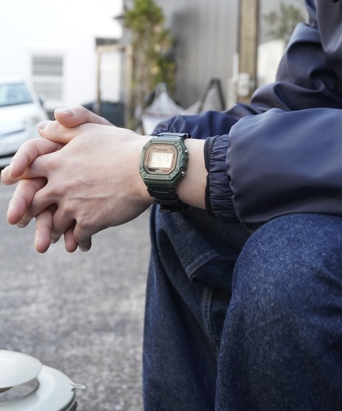 GLOBAL FORME CONCRETE(グローバルフォルムコンクリート)の「CASIO/カシオ メンズ タフデジタル W-218(デジタル腕時計・メンズ・ブルー/スモークピンク/ピンク/カーキ/ネイビー/レッド/ホワイト/ブラック・FREE)」の13枚目の写真