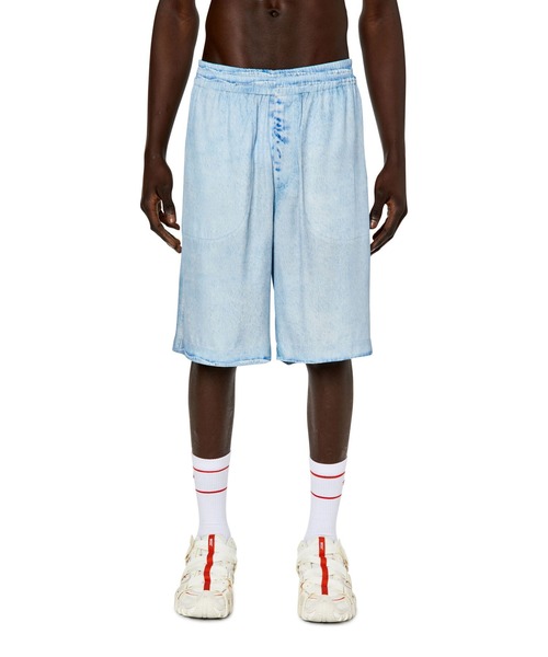 DIESEL(ディーゼル)の「メンズ ショートパンツ デニムプリント(その他パンツ・メンズ・インディゴブルー・50/54/46)」の1枚目の写真