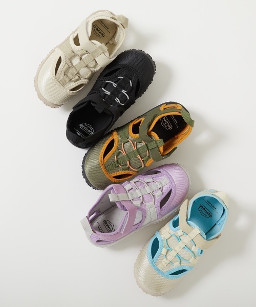 devirock（デビロック）の「水がたまりにくい 水陸両用 アウトドアサンダル（サンダル・キッズ・ブラック/カーキ/ベージュ/ラベンダー/アイボリー・22.0cm/23.0cm/19.0cm/18.0cm/17.0cm/21.0cm/20.0cm）」の6枚目の写真