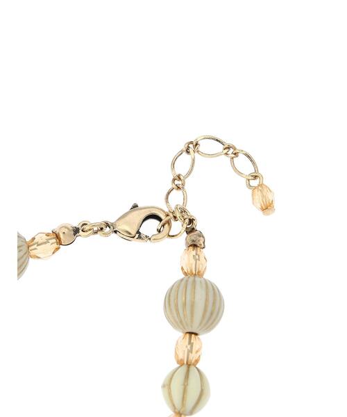 Samansa Mos2（サマンサ モスモス）の「ラタンビーズブレスレット（ブレスレット・レディース・オフホワイト/ベージュ・ﾌﾘ-）」の5枚目の写真