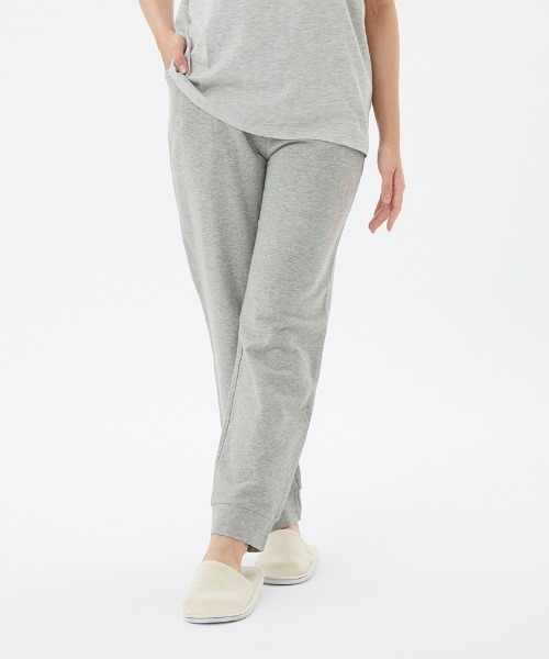 COMME CI COMME CA（コムシコムサ）の「COMME CI COMME CA/コムシコムサ　ルームパンツ　長パンツ　綿100%（ルームウェア/パジャマ・レディース・グレー/チャコールグレー/ネイビー・LARGE/MEDIUM/X-LARGE）」の2枚目の写真