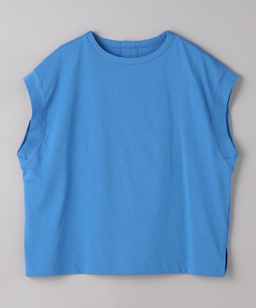 BEAUTY&YOUTH UNITED ARROWS(ビューティーアンドユースユナイテッドアローズ)の「コットン天竺 バックボタン プルオーバー(Tシャツ/カットソー・レディース・ホワイト/ブラック/コバルトブルー・FREE)」の13枚目の写真