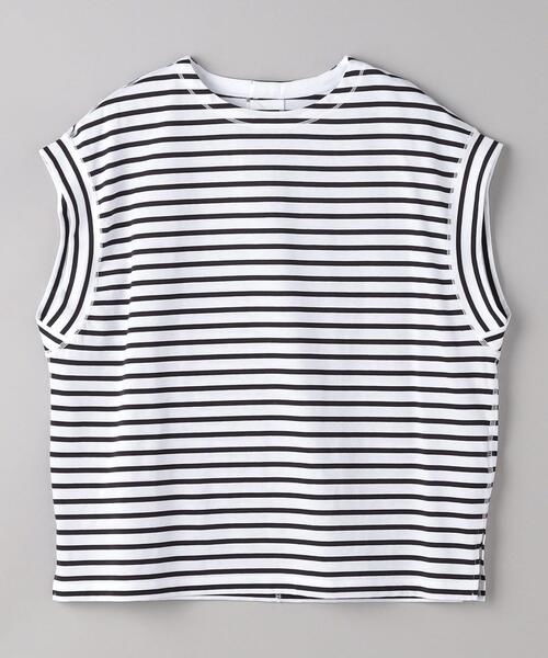 BEAUTY&YOUTH UNITED ARROWS(ビューティーアンドユースユナイテッドアローズ)の「コットン天竺 バックボタン プルオーバー(Tシャツ/カットソー・レディース・ホワイト/ブラック/コバルトブルー・FREE)」の20枚目の写真