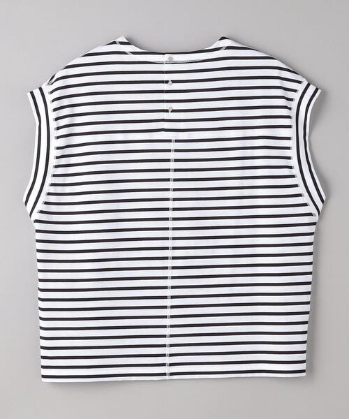 BEAUTY&YOUTH UNITED ARROWS(ビューティーアンドユースユナイテッドアローズ)の「コットン天竺 バックボタン プルオーバー(Tシャツ/カットソー・レディース・ホワイト/ブラック/コバルトブルー・FREE)」の21枚目の写真