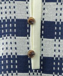 トップス roku 6 BORDER COLLOR KNIT PULLOVER 6（ロク）の「＜6(ROKU)＞BORDER COLLOR KNIT PULLOVER