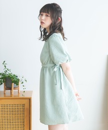 moulis'（ムーリス）の「ぽこぽこジャガードミニワンピース（ワンピース）」