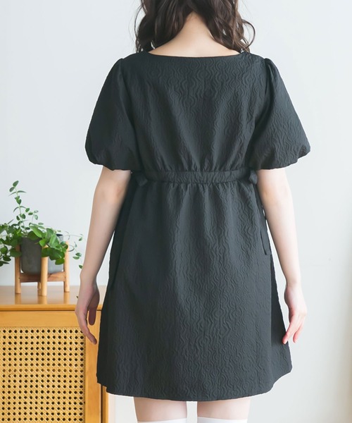 moulis'(ムーリス)の「ぽこぽこジャガードミニワンピース(ワンピース・レディース・グリーン/ベージュ/ブラック・MEDIUM/LARGE)」の19枚目の写真
