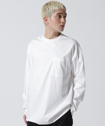 A4A/エーフォーエー/スーピマシルケットボックス ロングスリーブTシャツ