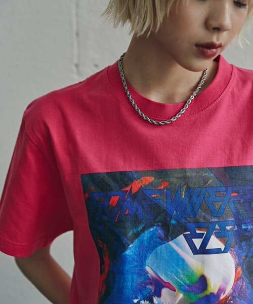 OKIRAKU（オキラク）の「(OKIRAKU×ROSE BUD)トリプルコラボTシャツ（Tシャツ/カットソー・レディース・ブラック/ピンク・FREE）」の11枚目の写真