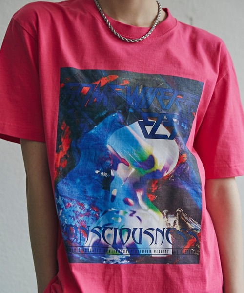 OKIRAKU（オキラク）の「(OKIRAKU×ROSE BUD)トリプルコラボTシャツ（Tシャツ/カットソー・レディース・ブラック/ピンク・FREE）」の14枚目の写真