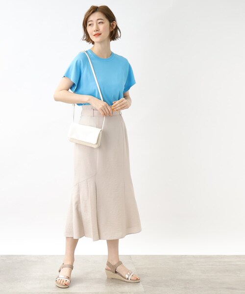 grove（グローブ）の「◆【ひんやり/UV/洗える/毛玉になりにくい】やわらかドライタッチラグランニット（ニット/セーター・レディース・ホワイト系5/ピンク系/オフホワイト/ライトブルー/ブラック・03/02/01/05/04）」の19枚目の写真