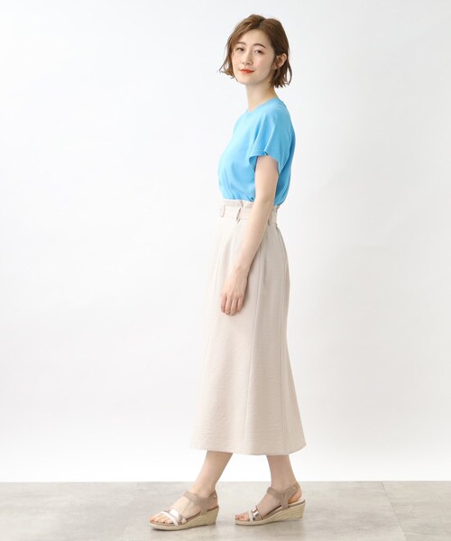 grove（グローブ）の「◆【ひんやり/UV/洗える/毛玉になりにくい】やわらかドライタッチラグランニット（ニット/セーター・レディース・ホワイト系5/ピンク系/オフホワイト/ライトブルー/ブラック・03/02/01/05/04）」の20枚目の写真