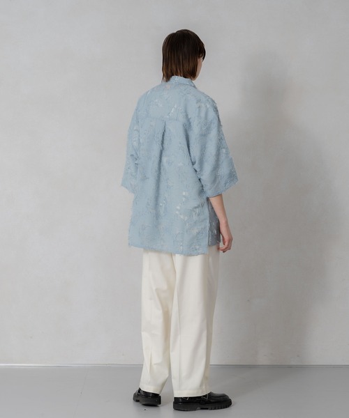 ONCILY（オンシェリー）の「WIDE STRAIGHT GURKHA SLACKS / ワイドストレートグルカスラックス（スラックス・メンズ・アイボリー/ブルーグリーン/チャコールグレー・LARGE/MEDIUM/SMALL）」の18枚目の写真