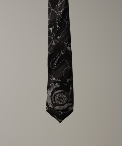 Art re A select（アトリエセレクト）の「Easy Adjuster Mode Printed Tie/イージーアジャスター モードプリントネクタイ（ネクタイ・メンズ・ホワイト/ブラック/ブラック系その他・FREE）」の6枚目の写真