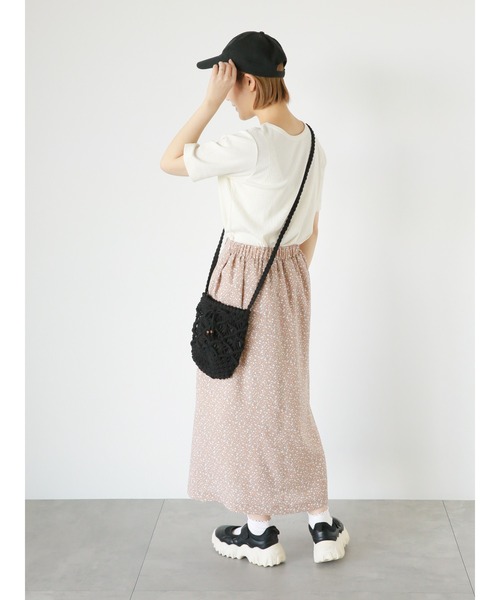 ehka sopo（エヘカソポ）の「前後2WAYテレコカーディガン（カーディガン/ボレロ・レディース・オフホワイト/ピンク/ブラック・F）」の15枚目の写真