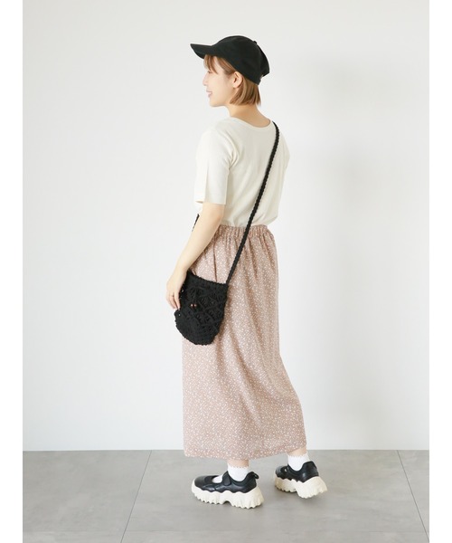 ehka sopo（エヘカソポ）の「前後2WAYテレコカーディガン（カーディガン/ボレロ・レディース・オフホワイト/ピンク/ブラック・F）」の16枚目の写真