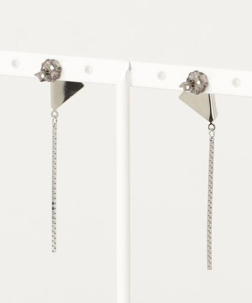 irolier（イロリエール）の「【IROLIER/イロリエール】切り絵サンカクピアス（ピアス（両耳用）・レディース・シルバー/ゴールド・FREE）」の3枚目の写真