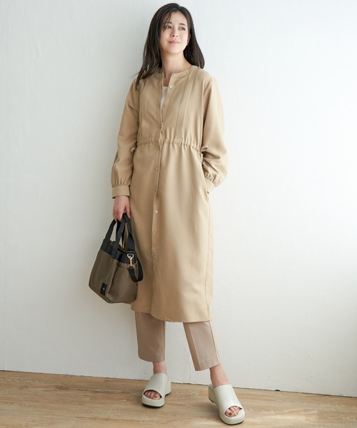 ikka（イッカ）の「２ＷＡＹタックドロストワンピース（ワンピース・レディース・オリーブ/ベージュ・S/M/L）」の10枚目の写真