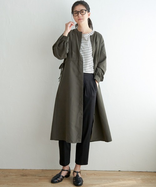 ikka（イッカ）の「２ＷＡＹタックドロストワンピース（ワンピース・レディース・オリーブ/ベージュ・S/M/L）」の5枚目の写真