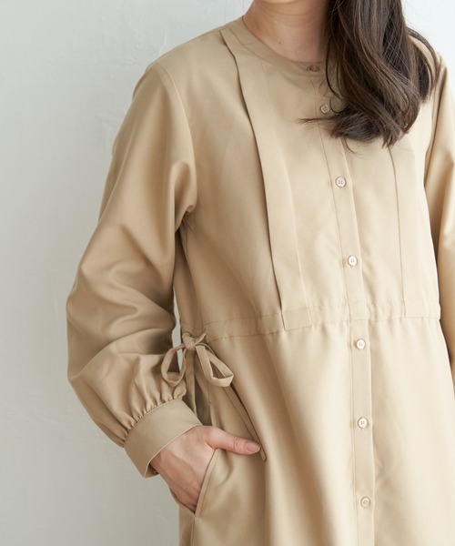 ikka（イッカ）の「２ＷＡＹタックドロストワンピース（ワンピース・レディース・オリーブ/ベージュ・S/M/L）」の14枚目の写真