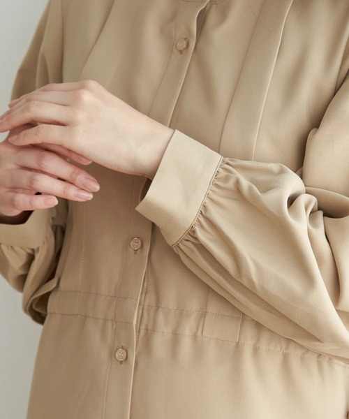 ikka（イッカ）の「２ＷＡＹタックドロストワンピース（ワンピース・レディース・オリーブ/ベージュ・S/M/L）」の11枚目の写真