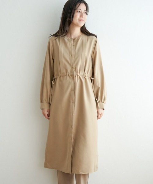 ikka（イッカ）の「２ＷＡＹタックドロストワンピース（ワンピース・レディース・オリーブ/ベージュ・S/M/L）」の7枚目の写真