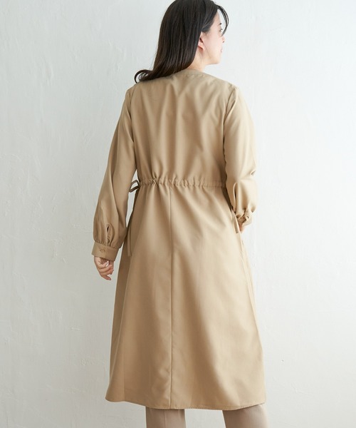 ikka（イッカ）の「２ＷＡＹタックドロストワンピース（ワンピース・レディース・オリーブ/ベージュ・S/M/L）」の8枚目の写真