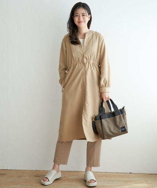 ikka（イッカ）の「２ＷＡＹタックドロストワンピース（ワンピース・レディース・オリーブ/ベージュ・S/M/L）」の13枚目の写真