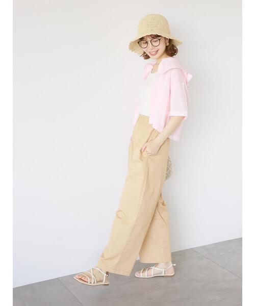 ehka sopo（エヘカソポ）の「サイドベルトワイドパンツ（その他パンツ