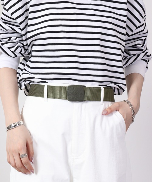 FUNALIVE（ファンアライブ）の「JON 『耐久性抜群』アクリルGIベルト（ベルト・メンズ・ブラウン/カーキ/ベージュ/グレー/ネイビー/ブラック・FREE）」の5枚目の写真