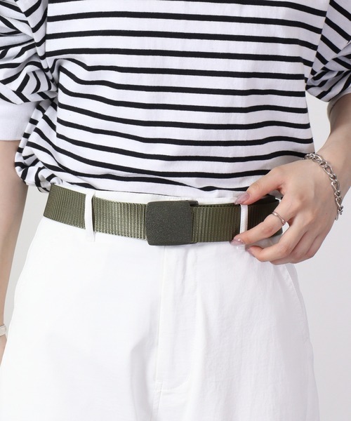 FUNALIVE（ファンアライブ）の「JON 『耐久性抜群』アクリルGIベルト（ベルト・メンズ・ブラウン/カーキ/ベージュ/グレー/ネイビー/ブラック・FREE）」の21枚目の写真