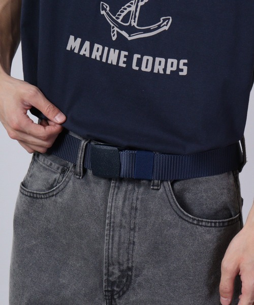 FUNALIVE（ファンアライブ）の「JON 『耐久性抜群』アクリルGIベルト（ベルト・メンズ・ブラウン/カーキ/ベージュ/グレー/ネイビー/ブラック・FREE）」の17枚目の写真