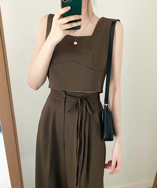 Girly Doll（ガーリードール）の「セットアップ ノースリーブトップス