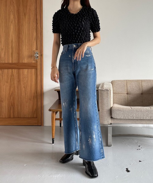 LOWRYS FARM（ローリーズファーム）の「ポップコーンプルオーバーＳＳ　968139（Tシャツ/カットソー・レディース・ブラック/その他/ネイビー・FREE）」の20枚目の写真