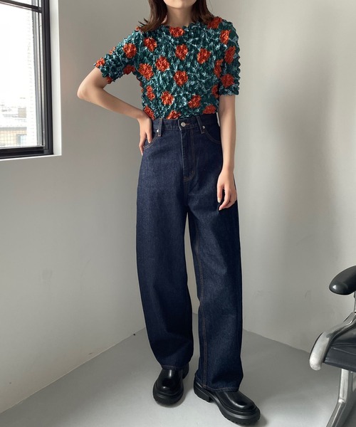 LOWRYS FARM（ローリーズファーム）の「ポップコーンプルオーバーＳＳ　968139（Tシャツ/カットソー・レディース・ブラック/その他/ネイビー・FREE）」の17枚目の写真