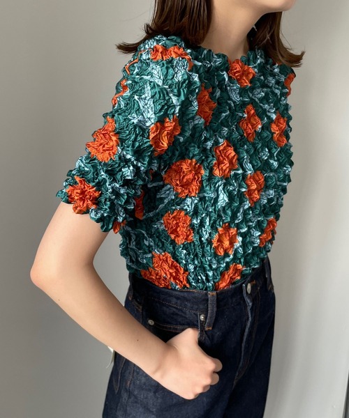 LOWRYS FARM（ローリーズファーム）の「ポップコーンプルオーバーＳＳ　968139（Tシャツ/カットソー・レディース・ブラック/その他/ネイビー・FREE）」の11枚目の写真