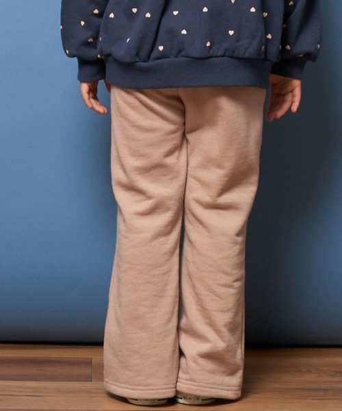 Lycee mine（リセマイン）の「【表コットン毛玉バイバイ】タックスリットフレアパンツ（レギンス/スパッツ・キッズ・ネイビー/オートミール/チャコール/ラベンダー/グレイッシュベージュ・130cm/100cm/110cm/120cm/140cm）」の17枚目の写真