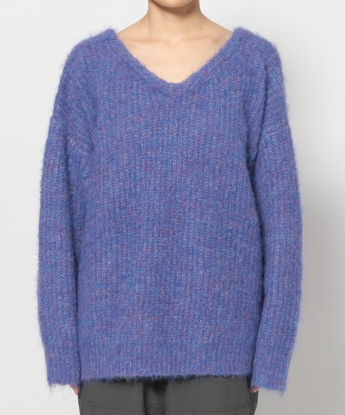 LOWRYS FARM（ローリーズファーム）の「２ＷＡＹメランジプルオーバーLS　960948（ニット/セーター・レディース・アイボリー/パープル/オレンジ/ブラック・FREE）」の11枚目の写真