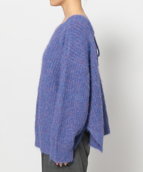 LOWRYS FARM（ローリーズファーム）の「２ＷＡＹメランジプルオーバーLS　960948（ニット/セーター・レディース・アイボリー/パープル/オレンジ/ブラック・FREE）」の12枚目の写真