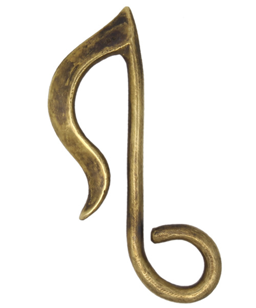 ROTAR(ローター)の「Classical Note Brass Keyholder 真鍮 キーホルダー(キーホルダー・メンズ・ゴールド系その他・FREE)」の2枚目の写真